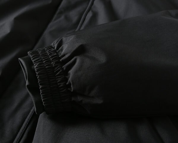 6 BLNCG Skiwear 3B Sports Logo Print Hooded Jacket - Black