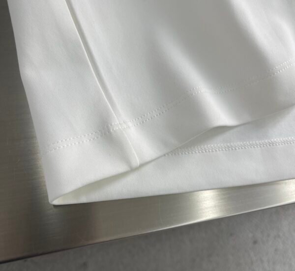 BLNCG Yellow Logo Print Long Sleeve Tee Jumper – White