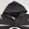 BLNCG Zip-Up Biker Hoodie - Grey