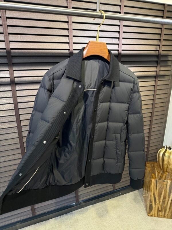 GCCI Quilted Padded Jacket - Black