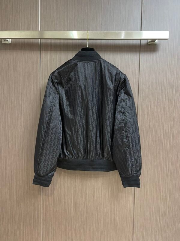 CD Monogram Zip-Up Jacket - Black