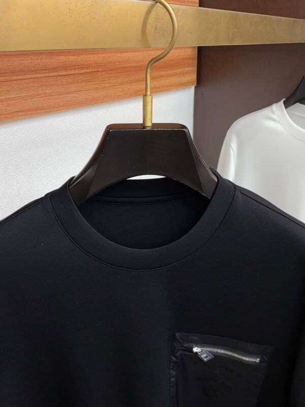 62419140 PRDA Crew Neck Jumper with Zip Pocket Detail