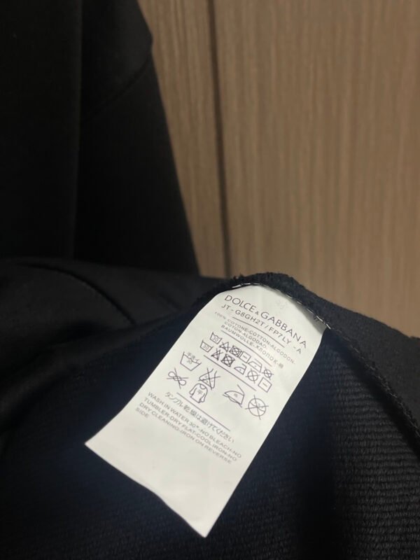 DG Printed Logo Zip Hoodie - Black