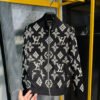 LVE Monogram-Style Zip Jacket – Black