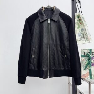 GCCI Monogram Zip Jacket - Black