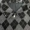 LVE Argyle Zip-Front Jacket