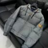 LVE Grey Monogram Puffer Jacket