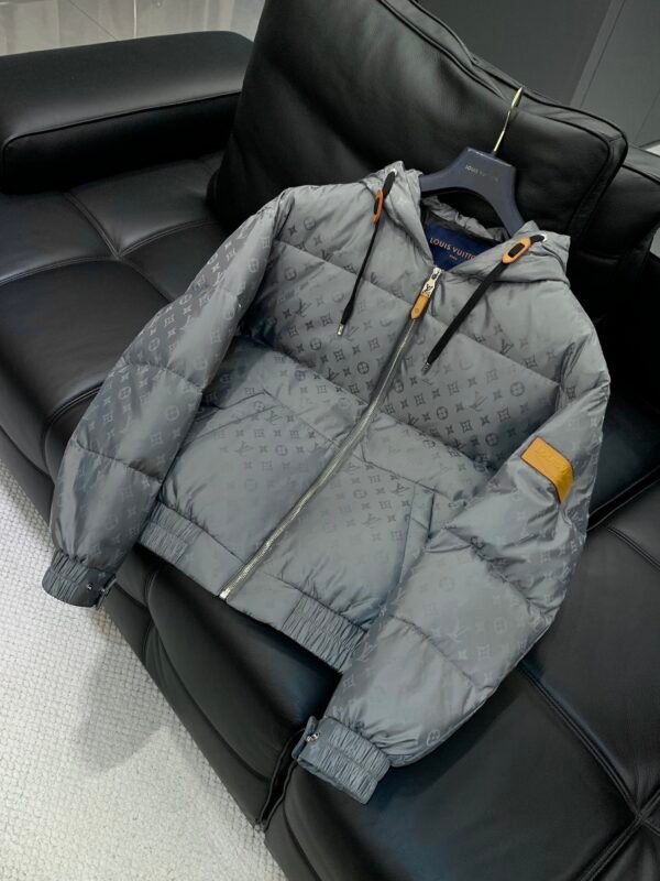 LVE Grey Monogram Puffer Jacket