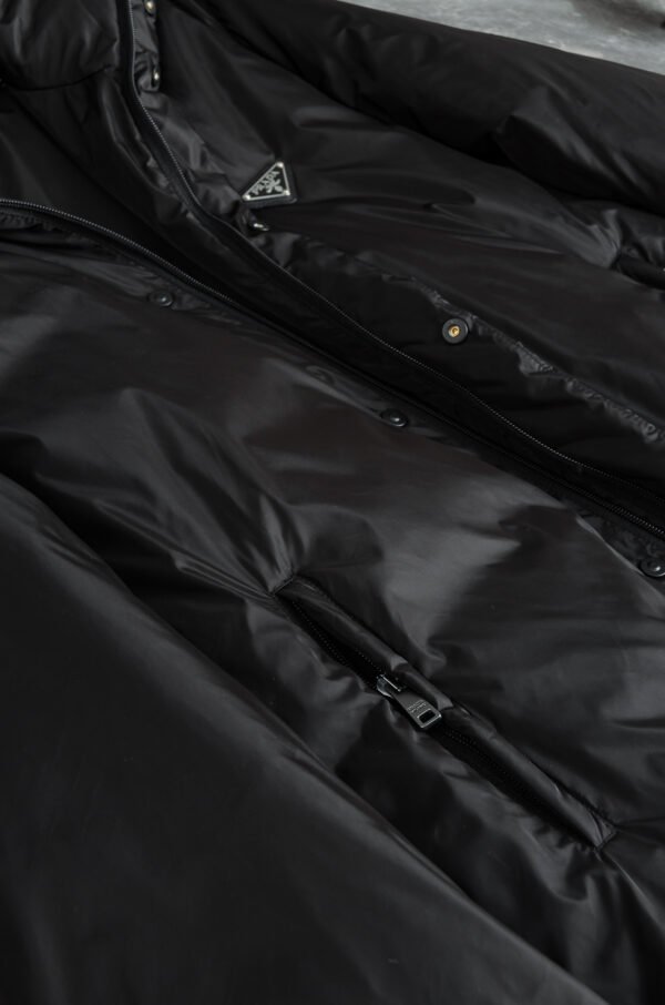 PRDA Hooded Jacket with Logo Patch - Black