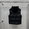 LVE Monogram Puffer Gilet - Black