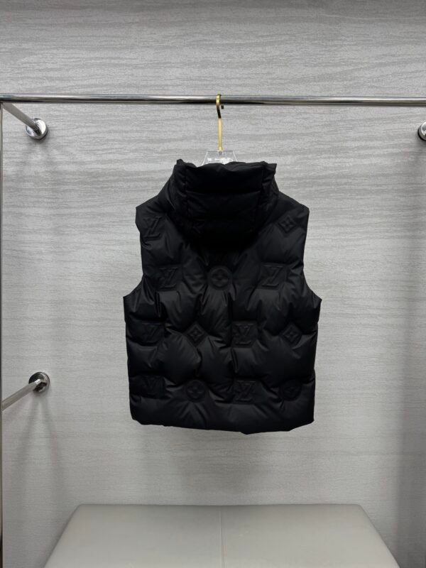 LVE Monogram Puffer Gilet - Black