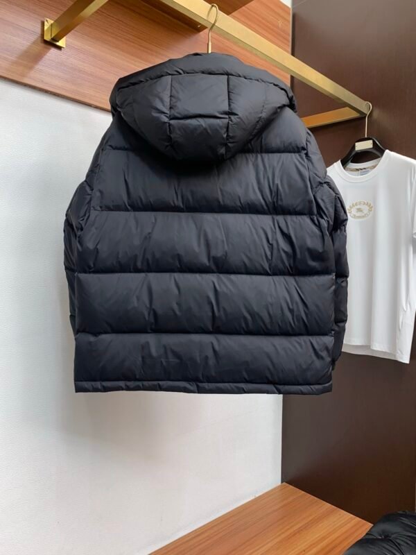 GCCI Hooded Puffer Jacket - Black
