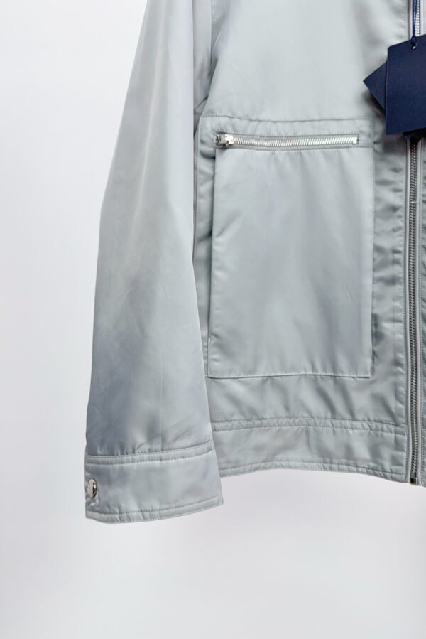 6567177d PRDA Zip-Front Jacket - Light Grey