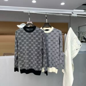 GCCI All-Over Monogram Crew Neck Jumper