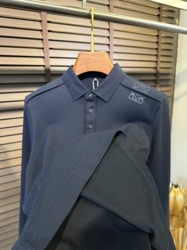 LWE Polo-Style Jumper - Navy Blue