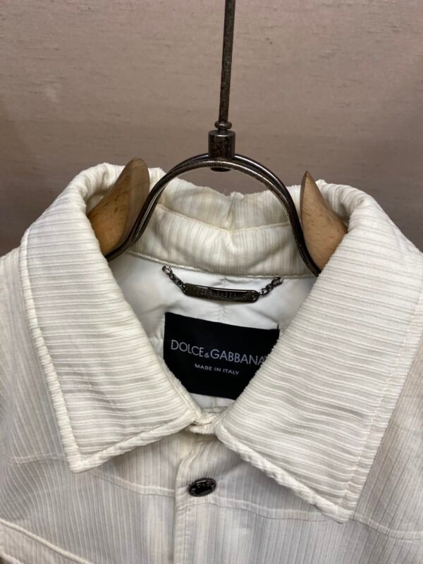 DG Insulated Button-Up Jacket - White