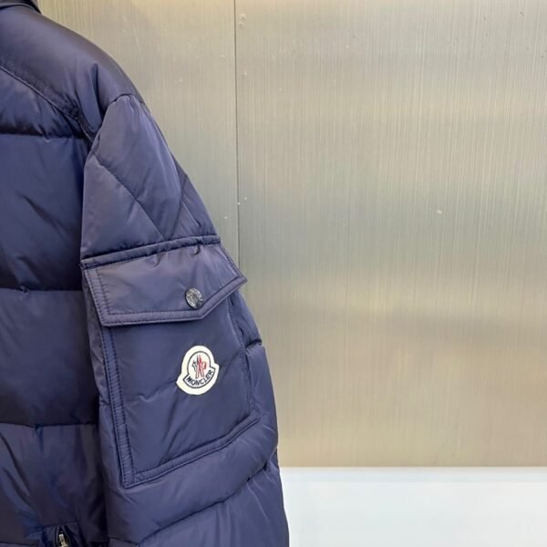 MNCLR Hooded Puffer Coat - Navy