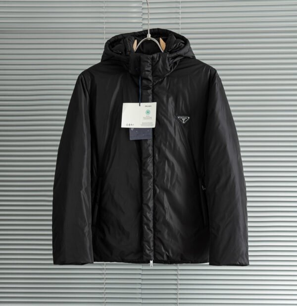 PRDA Hooded Jacket with Logo Patch - Black