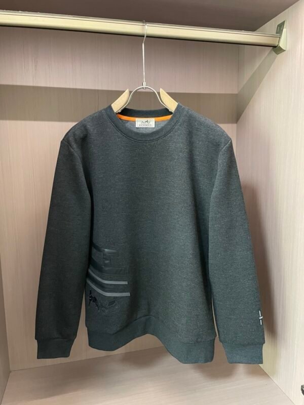 HRMS Crew Neck Jumper with Appliqué Detail