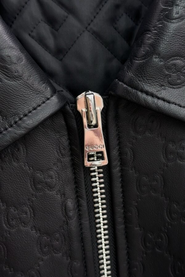 GCCI Monogram Zip Jacket - Black