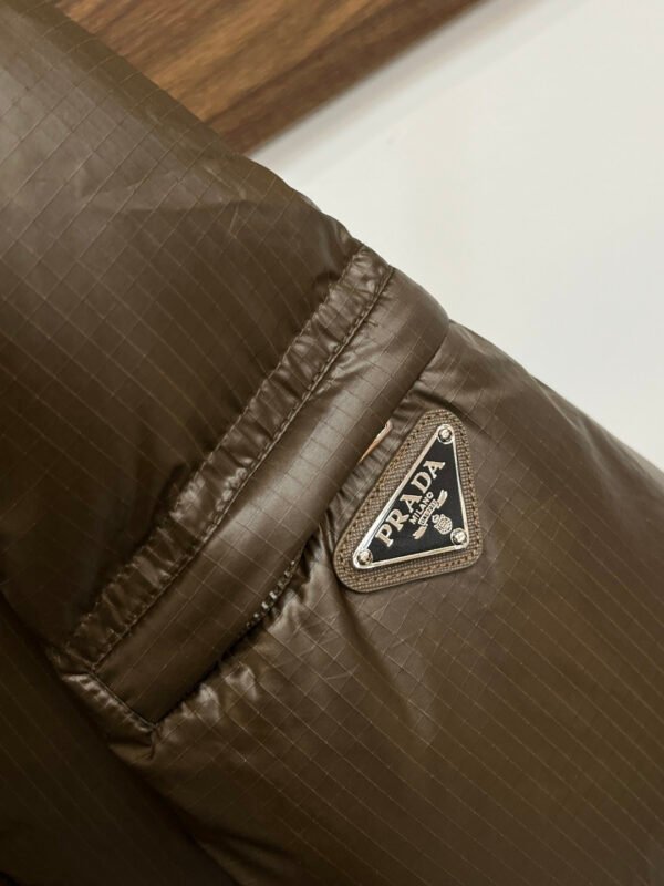 PRDA Quilted Puffer Jacket with Logo Patch