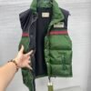 GCCI Padded Logo Gilet – Green