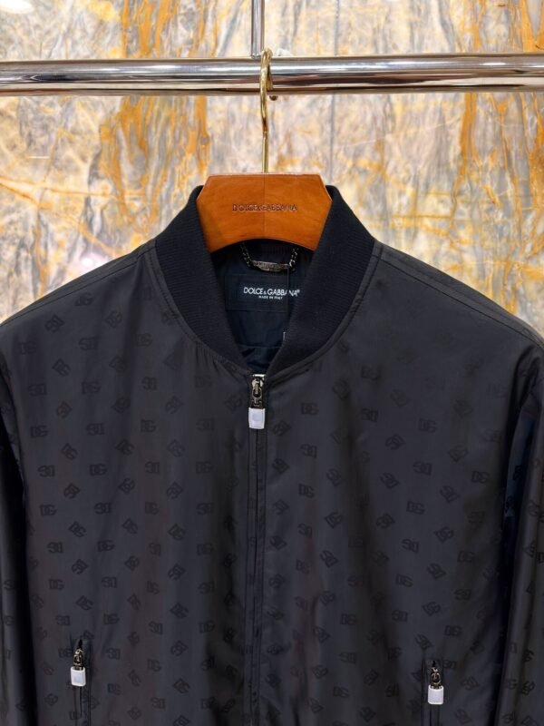 DG Subtle Monogram Zip Jacket - Black