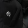 LWE Minimal Embroidered Logo Hoodie - Black