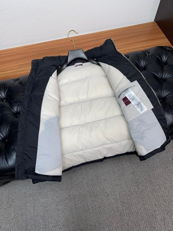 GCCI Hooded Puffer Jacket - Black