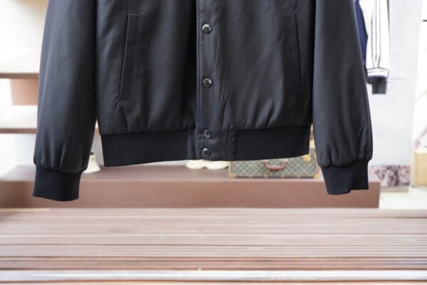 PRDA Ribbed Collar Jacket - Black