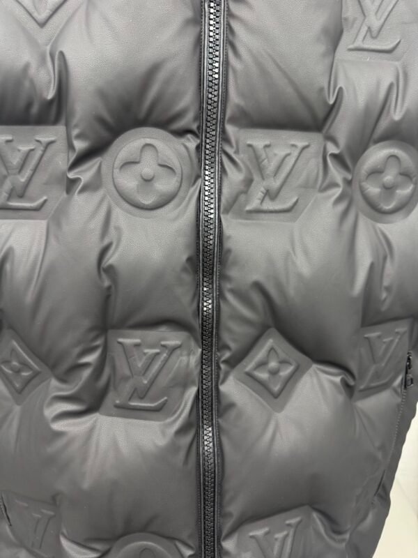 LVE Monogram Puffer Gilet - Black