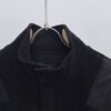 PRDA Button-Neck Jumper with Chest Pocket - Black