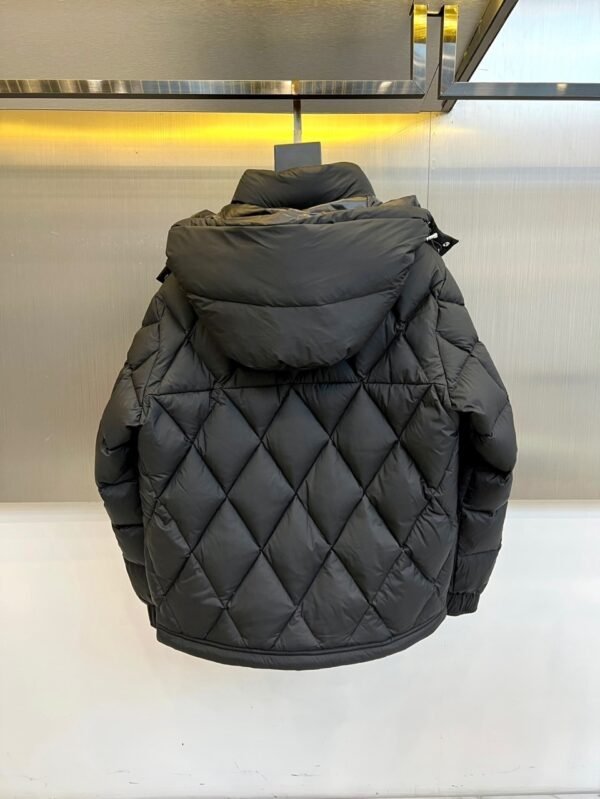 MNCLR Quilted Hooded Zip Jacket - Black