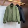 GCCI Monogram Zip Jacket - Olive Green