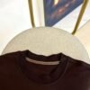 6f2bc785 HRMS Crew Neck Jumper with Patch Detail - Dark Brown