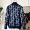 CD All-Over Monogram Zip Jacket - Navy & Grey