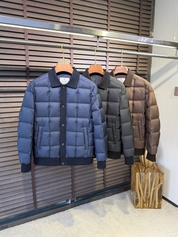 GCCI Quilted Padded Jacket - Navy