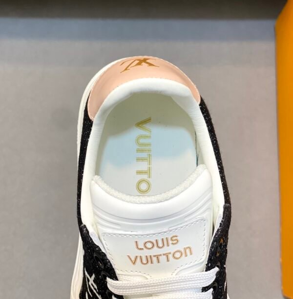 LVE Black Monogram Low-Top Trainers