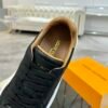 LVE Black Tan Low-Top Trainers