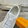 7 LVE All White Low-Top Trainers