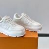 7 LVE Men’s White Luxury Low-Top Trainers