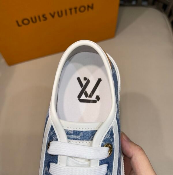LVE Lagoon Trainers - Blue Monogram Denim Canvas