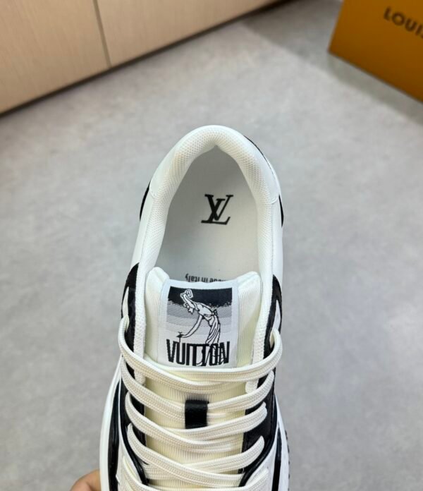 LVE White Black Casual Low Sneaker - Trainer Lines