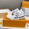 LVE Streetwear Trainer Sneaker – White Grey Edition
