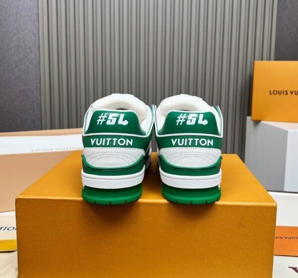 LVE Streetwear Trainer Sneaker – White Green Edition