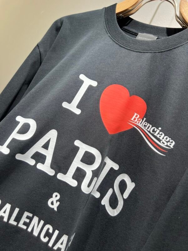 7 BLNCG "I Love Paris & BLNCG" Black Jumper