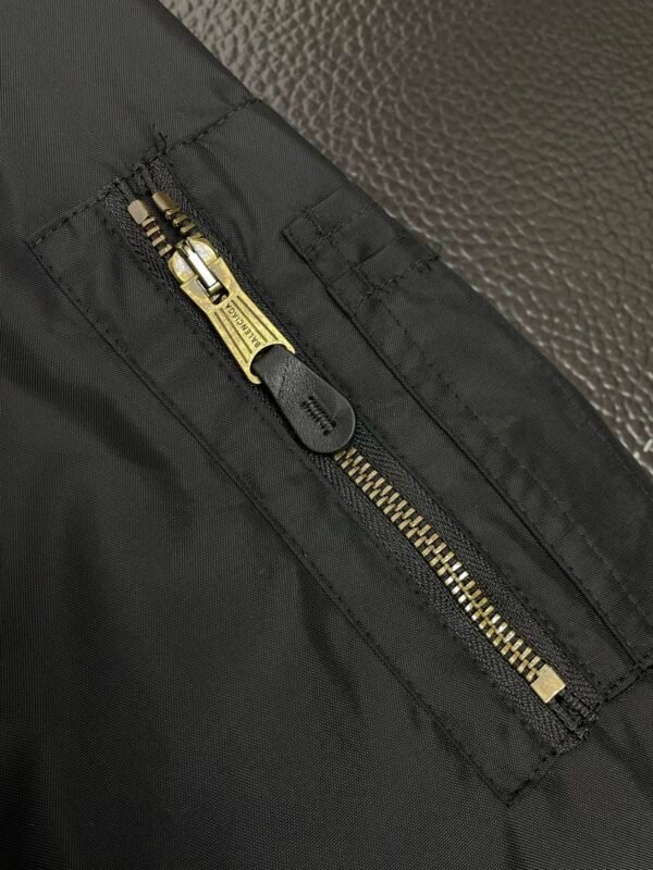 BLNCG Emblem Patch Bomber Jacket – Black