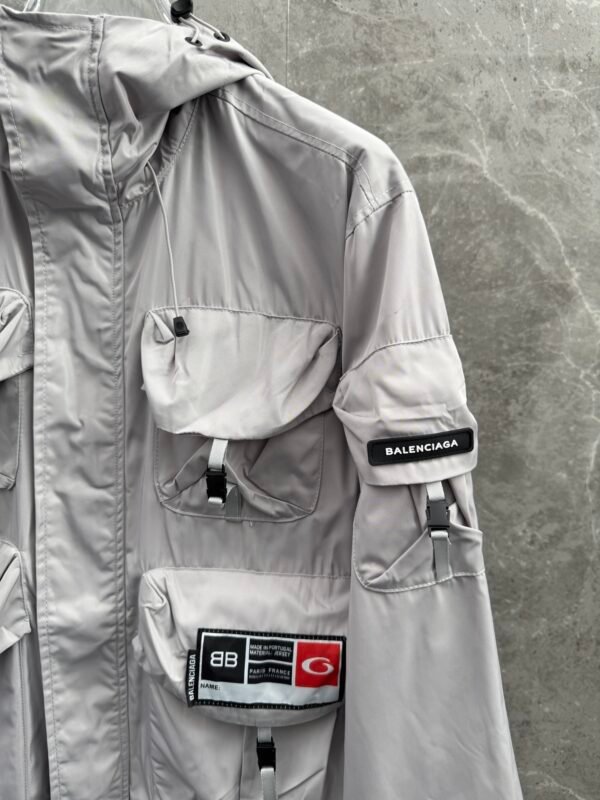 BLNCG Utility Multi-Pocket Jacket – Light Grey