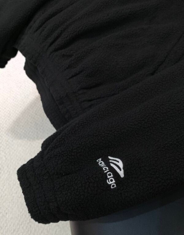 BLNCG Ski 3B Embroidered Logo Fleece Hoodie - Black