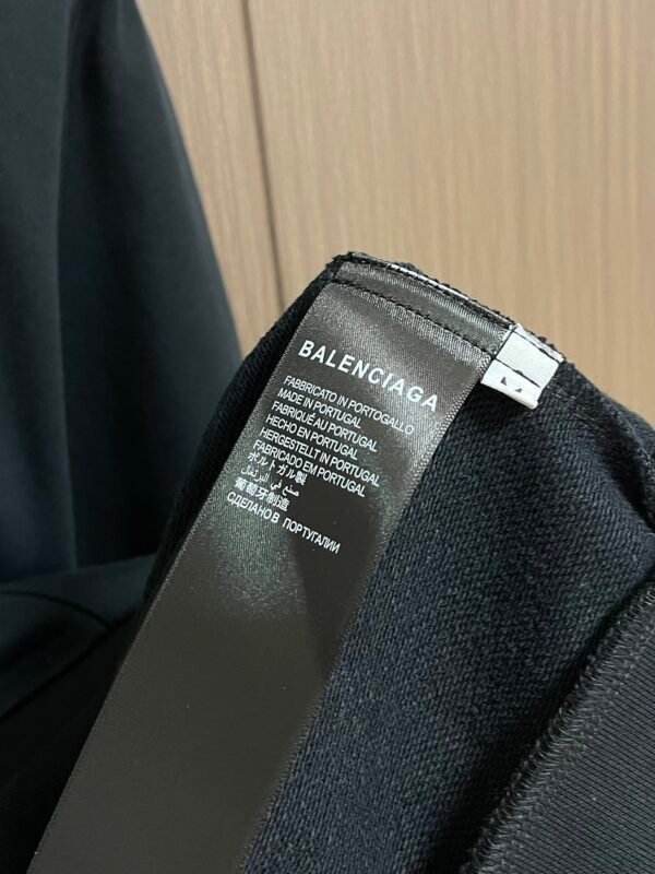 7 BLNCG Logo-Print Zip-Up Hoodie - Black